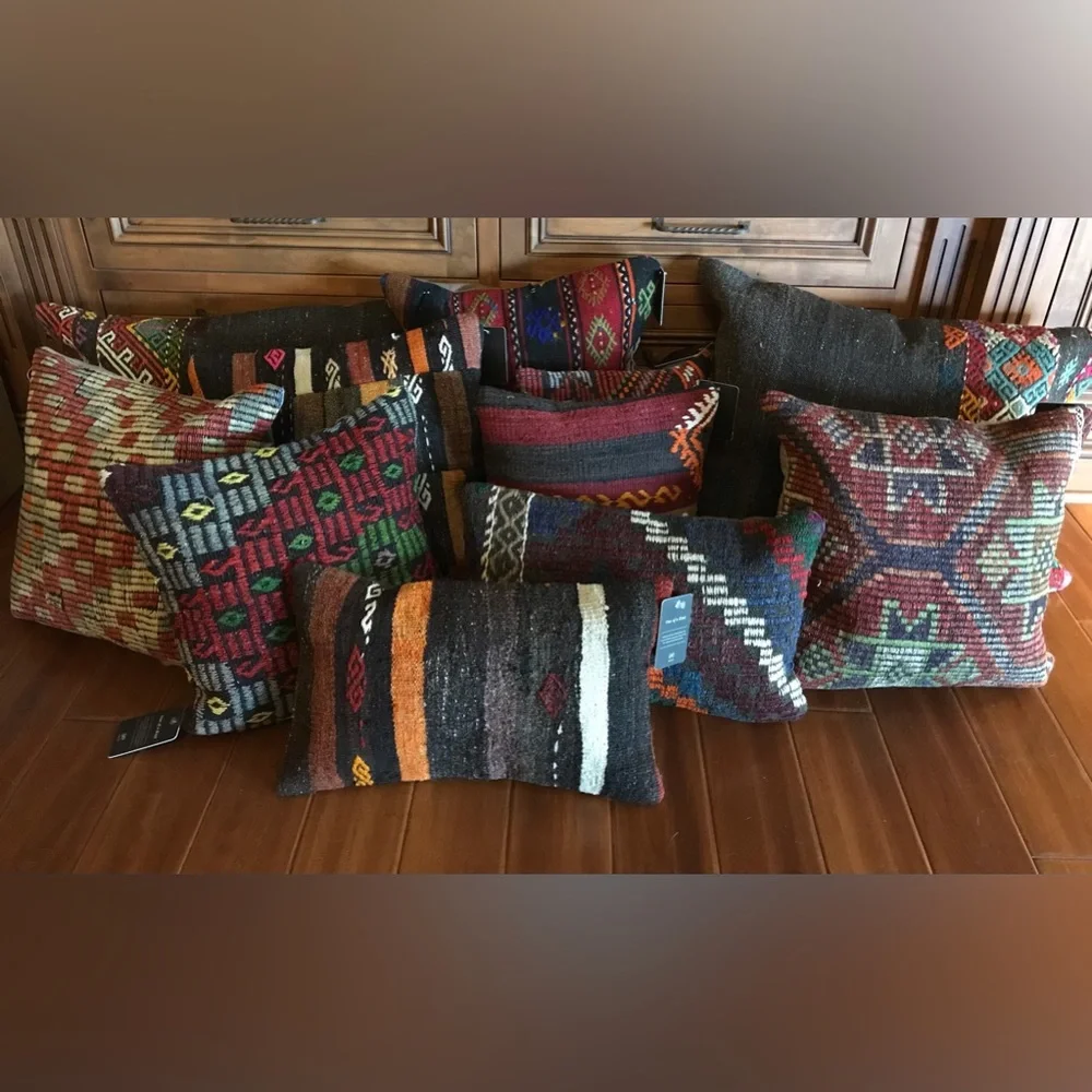 Loloi One Of A Kind Turkish Kilim Rug Pillow Cushion Cover